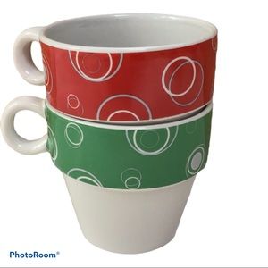 Avon Expressions Stackable Coffee Mug Set